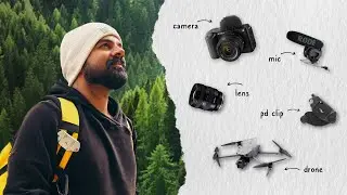 Which CAMERA Gear I Carry For TRAVEL VLOGGING | 5 Essential Camera Gear For CONTENT CREATOR