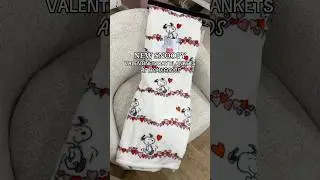 SNOOPY VALENTINE'S DAY BLANKETS!!