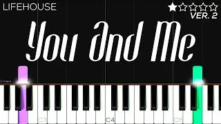 Lifehouse - You And Me | EASY Piano Tutorial