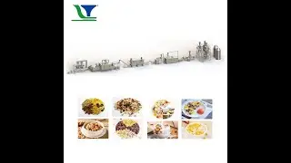 corn flakes Breakfast froot loops CHEERIOS cereal Extruder machine Cereal line ETT FT Extruder