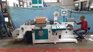 High Speed Die Cutting Machine With Slitting And Turret Rewinding