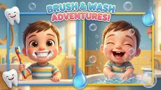 Kids Morning Routine Song | Brush, Eat, Play & Learn | DOVIC TV