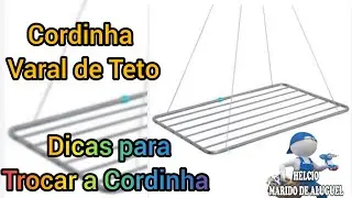 Como Trocar Corda Varal de Teto Passo a passo