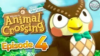 Animal Crossing: New Horizons Gameplay Walkthrough Part 4 - Blathers Arrives!