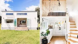 Beautiful in White Tiny House Has It ALL