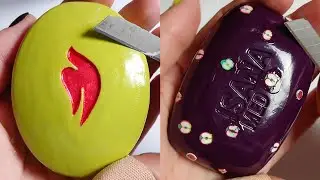 Soap Carving ASMR Relaxing Sounds no talking Satisfying ASMR Video