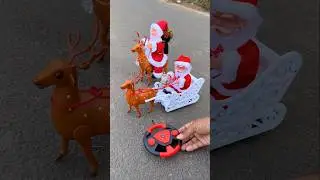 $30 Rc Santa Claus Sleigh Vs 2 Reindeer Gift Unboxing 🤩🎅