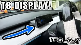 Model 3/Y T8 Pro Instrument Cluster Display With Front Bumper Camera from TESLASY!