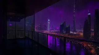 Nighttime City Rainfall 🌙 Soft Rain Sounds for Relaxation, Sleep & Inner Peace