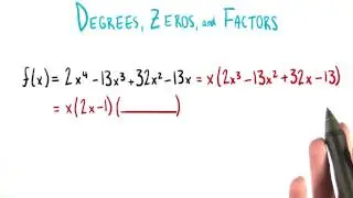 Long Division - College Algebra