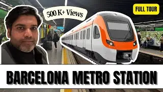 🚇 How Barcelona Metro Really Looks | Full Station Tour 🚇🇪🇸