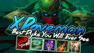 XDavemon RANK #1 NA MONTAGE | Pyke Montage | Insane Combos