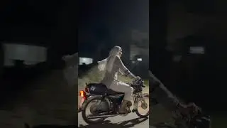 Pakistan Girl drive Moter bike 🏍 🤣 😎 👌