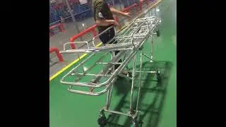 WSX-A7 First Aid Ambulance Stretcher for Patient Transport,Automatic Loading Stretcher for Ambulance