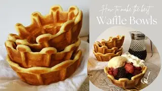 How to make the best Waffle bowl.