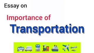 Essay on Importance of Transportation | Means of Public Transport
