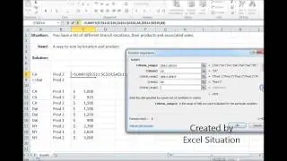 Excel sum based on multiple criteria using Sumifs
