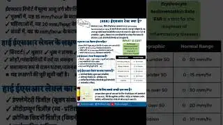 ESR Test जानिए क्यों  होता है और सब कुछ इसके बारे में।#bloodtest #science #upsc #education #medical