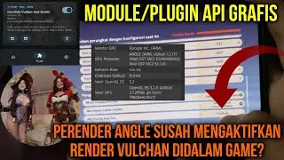 ⚡Atur Grafis Api Game Anda! Module/Plugin Gensin Vulkan Api Grafis Bisa No Root/Root Terbarukan 2025