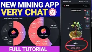 VeryChat Mining App: Complete A-Z Tutorial | 10B Token Supply | 51% Community Rewards