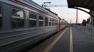 ЭД9Э-0025 рейсом 6325 Нижний Новгород-Московский - Гороховец отправляется от о.п. Сортировочная