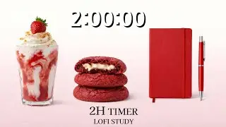 2 Hour Winter Lofi Focus Timer ⏳ | Study & Work