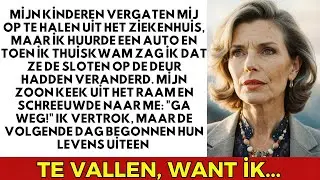 Mijn kinderen vergaten mij op te halen uit het ziekenhuis. Ik huurde een auto en zag thuis verhalen.