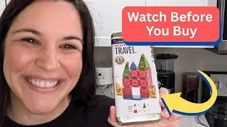 Magna-Tiles Travel Magnetic Construction Set Review - Watch Before You Buy!