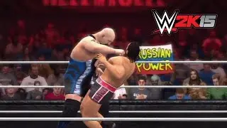 WWE 2K15 Replay: Big Show vs. Rusev — WWE Hell in a Cell 2014 Simulation