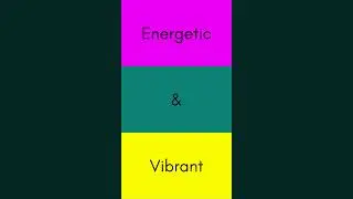 Mood Color Scheme: Energetic & Vibrant