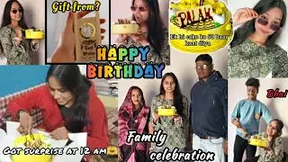 My Birthday vlog🎂Ek hi cake ko 50 brr kaat diya😂#birthdaygirl #birthday #palakgahan 