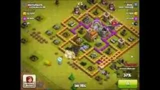 |Clash Of Clans| Mass Wizard Attack