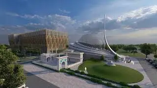 The blueprint of the new Ayodhya mosque and Hospital