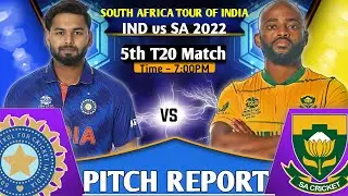 India vs South Africa 5th T20 Pitch Report  - M Chinnaswamy Stadium Bengaluru Pitch Report | Dream11