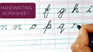 how to write small letters in cursive//handwriting practice//neat and clean handwriting//handwriting