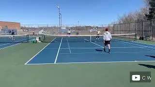Anoka varsity tennis, Cambridge Tourney, Rick and Viktor vs Holy Angels