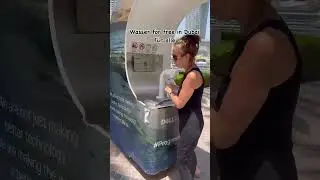 Water for free in Dubai for all. #uae #dubailfe #bestcountry #dubaimarina ❤️&zwj;🔥