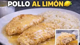 Pollo al Lim&oacute;n 🍋 Jugoso, con salsa brillante y sabor incre&iacute;ble