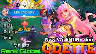 Song of Devotion Odette New VALENTINE Skin - Top Global Odette by Ms liza - Mobile Legends
