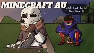 Minecraft AU Part 3【 Undertale Comic Dub Compilation 】