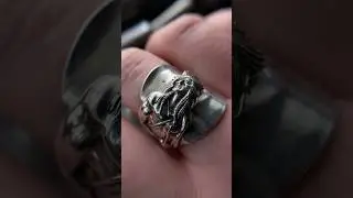 Handmade Sterling Silver Tribe Spoon Ring.