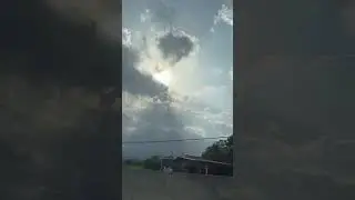 Sun rays from the clouds #shortvideo #youtubeshorts