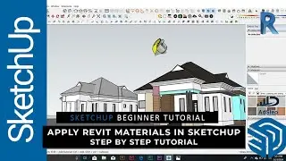 How to Apply Revit Materials in SketchUp | Easy Texture Tutorial for Architects