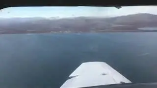 Landing in Brevig Mission Alaska.