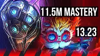 JAX vs HEIMERDINGER (TOP) | 11.5M mastery, 1800+ games, 5/1/1 | KR Master | 13.23