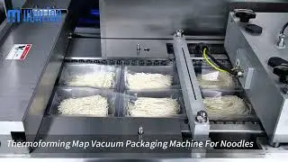 Hualian Thermoforming MAP Vacuum Packaging Machine For Noodles Packaging HVR