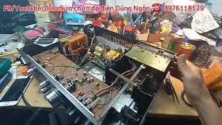 Sửa chữa bảo dưỡng ampli #telefunken #Ta350, class A chất thật