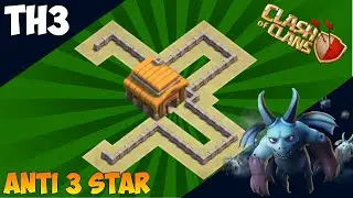 INSANE TH3 anti 3 star WAR base 2021 | CLAN WAR - HOW TO WIN | Clash of Clans