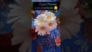Beautiful White Paper Flower 🌸🏵 | Easy Craft Idea #diy #ardhooncrafts