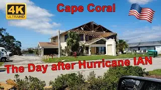 Driving through Cape Coral the day after Hurricane IAN